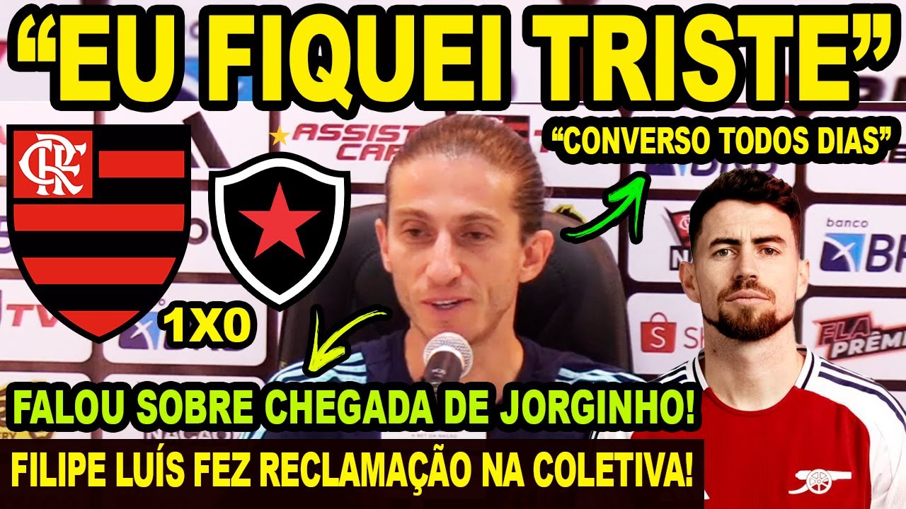 "CONVERSO TODOS DIAS" FILIPE LUÍS FALA SOBRE CHEGADA DE JORGINHO! REVELA QUE FICOU TRISTE E RECLAMOU