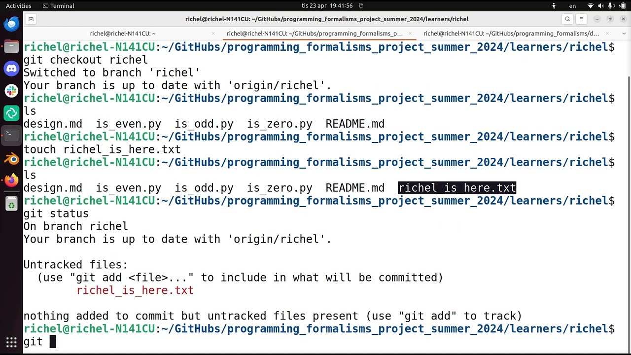 Programming Formalisms: Apply merge, exercise 1