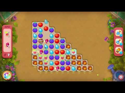 Gardenscapes level 2345 12 moves no boosters