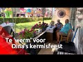 Deze kermisfamilie baalt van de hitte op de Tilburgse kermis