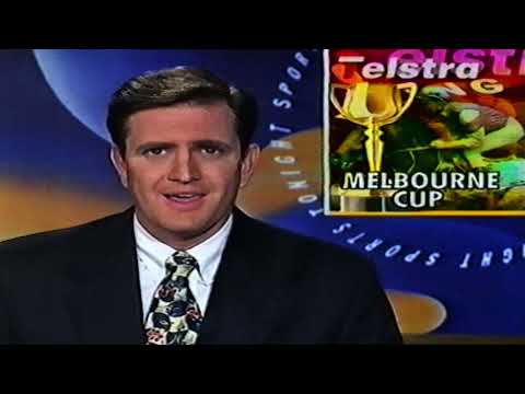 TV News Report - Melbourne Cup, Sports Tonight (Channel 10, 1996)