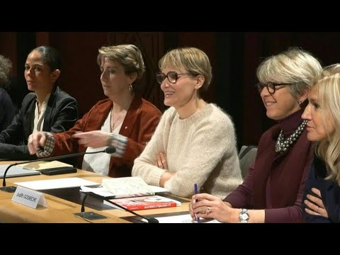 Video Thumbnail: French actress Judith Godreche arrives at the Senate for a hearing | AFP