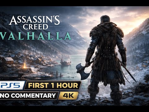 Assassin’s Creed Valhalla PS5 Gameplay | First 1 Hour | No Commentary | 4K
