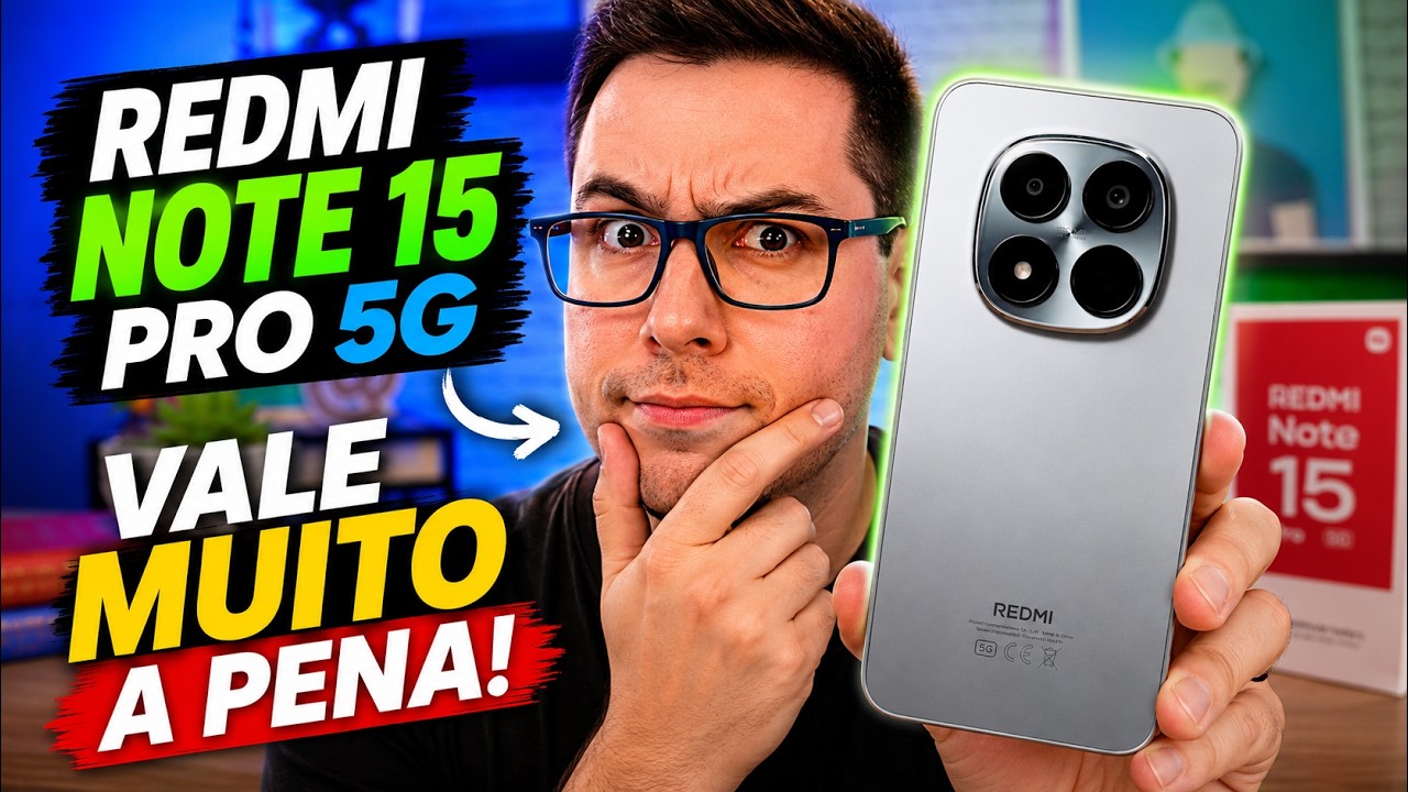 REDMI Note 15 PRO 5G Está IMBATÍVEL! Agora VALE A PENA?!