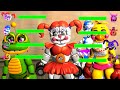 TOP 5 BEST FNaF vs FIGHT Animations WITH Healthbars