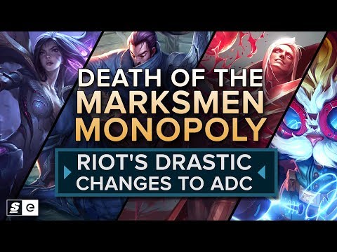 The Death of the Marksmen Monopoly: Riot's drastic changes to ADC