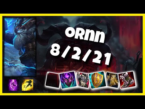 Ornn vs Shyvana EU Challenger TOP (8/2/21) Gameplay Replay - Patch 10.23