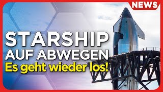 Raumfahrt-News: SpaceX Starship Startdatum jetzt offiziell, NASA lahmgelegt, kommen Space Marines?
