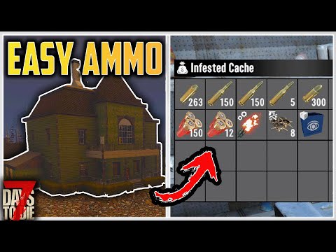 Insane Nightmare - T5 Infestations ARE OP For Ammo? - 7 Days To Die Episode 14