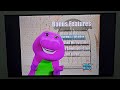 Barney Let S Go To The Beach DVD Menu Walkthrough