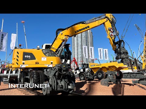 Liebherr A 924 Rail Litronic Excavator Demonstration
