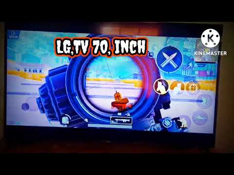 Pubg Mobile phone to connect LG TV 70 inch 😱