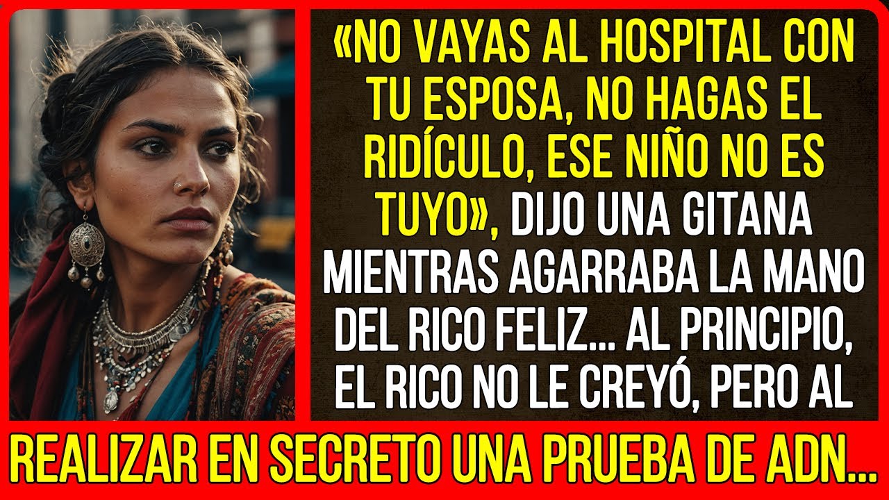 «No vayas al hospital con tu esposa», dijo una gitana mientras agarraba la mano del rico...