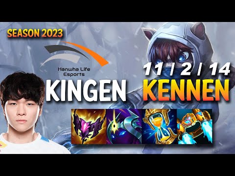 HLE Kingen KENNEN vs CHO'GATH Top - KR Ranked