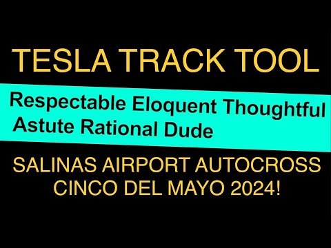 Run 2! 52.722 2023 Tesla Model 3 Porsche Racing Club of America PCA Salinas Airport May 5, 2024