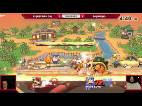 VS Weekly 4/20/17 - Grand Finals - NickRiddle (ZSS/Bowser/Mario) vs. MVD (Diddy) - Smash 4