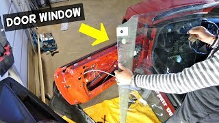 HOW TO REMOVE AND REPLACE FRONT DOOR WINDOW ON BMW E46