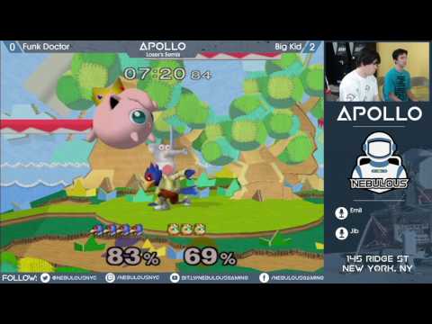 Nebs After Dark 72: Singles - Loser's Semis: Funk Doctor vs. Big Kid