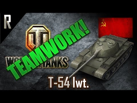 ► World of Tanks - Teamwork: T-54 lwt [14 kills, 14712 dmg]