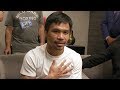 MANNY PACQUIAO "MY FAVORITE IS OSCAR DE LA HOYA, HE WAS MY INSPIRATION WHEN I STARTED BOXING!"