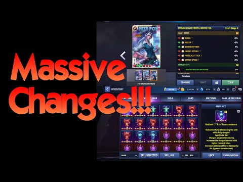 Massive Changes Cards & CTPs | V650 Prebuild