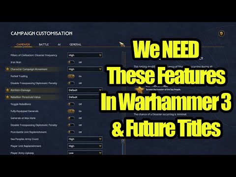 We NEED This In Warhammer - Pharaoh's Campaign Customization Looks AWESOME - Total War