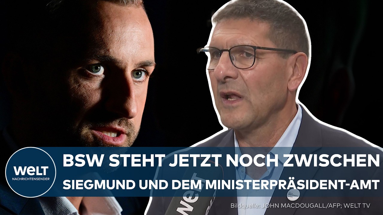 LANDTAGSWAHL IN SACHSEN-ANHALT: BSW steht zwischen Ulrich Siegmund und dem Ministerpräsidenten-Amt