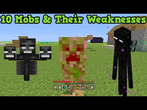 Unveiling 10 Minecraft Mob Weaknesses