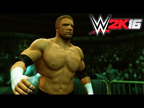 WWE 2K16 - X360 PS3 Gameplay (XBOX 360 720P) Triple H vs Stone Cold