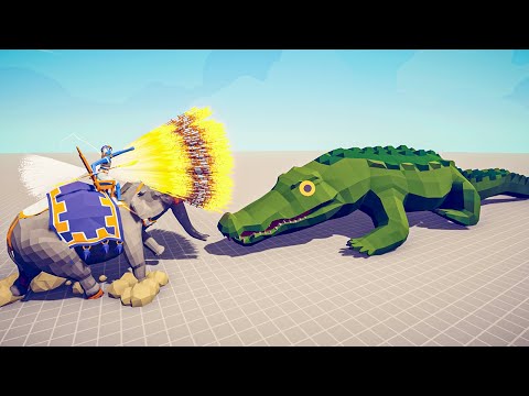 GIANT ALLIGATOR vs EVERY GOD - Totally Accurate Battle Simulator TABS