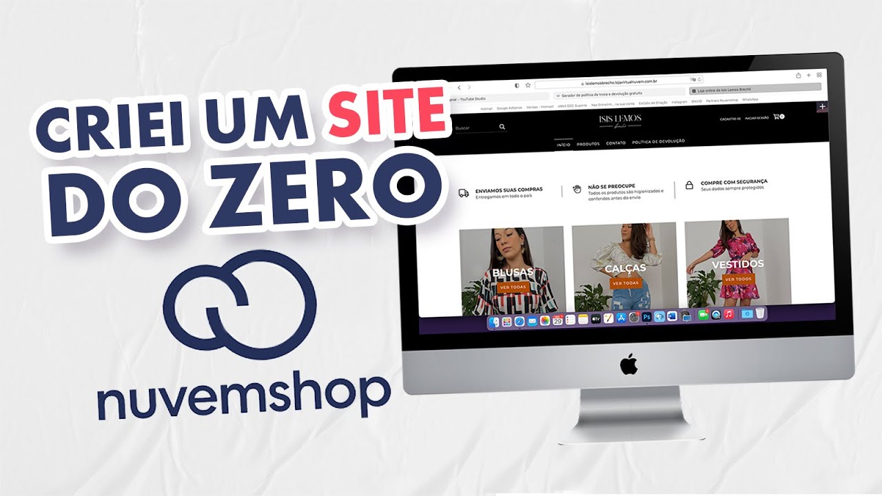 COMO CRIAR UM SITE NA NUVEMSHOP PASSO-A-PASSO