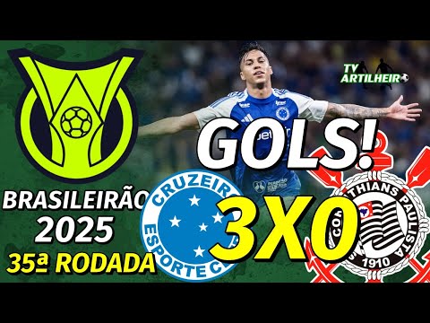 [Série A '25] 35ª Rodada | Cruzeiro 3 X 0 Corinthians | GOLS! | TV ARTILHEIRO