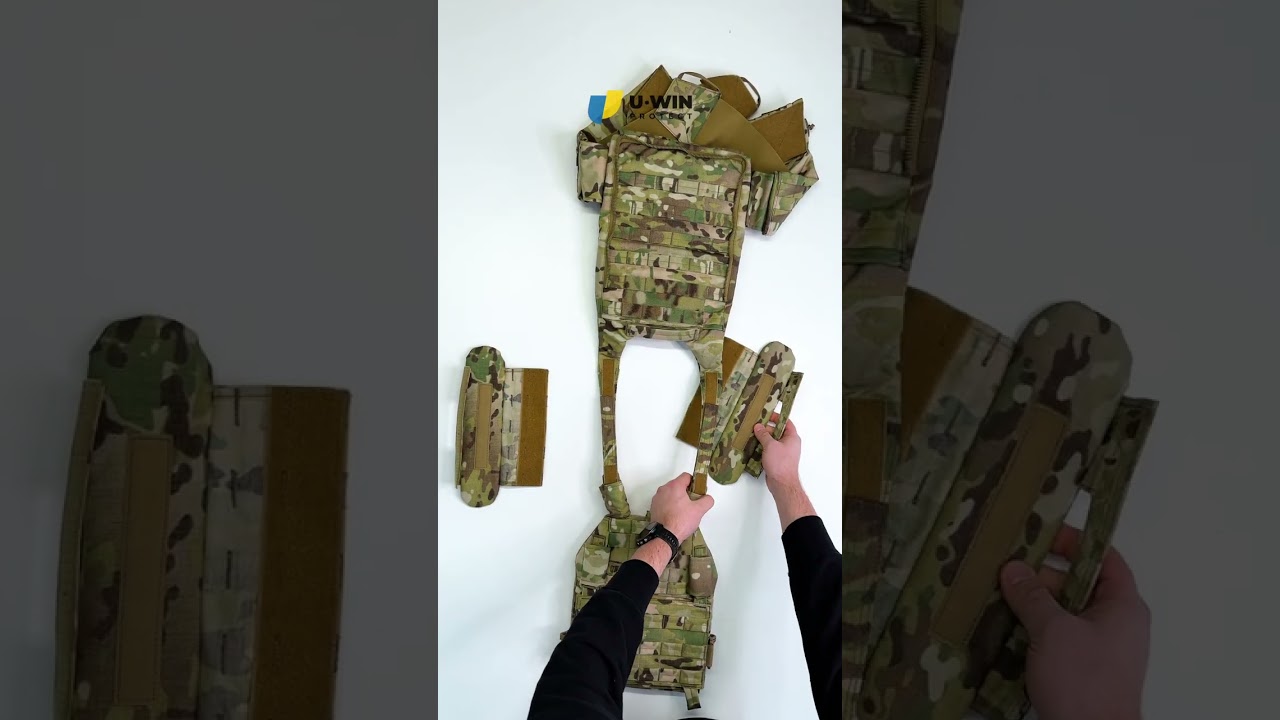 Відео: Плитоноска U-WIN AGILE 250х300 з камербандами Розмір 2 Coyote
