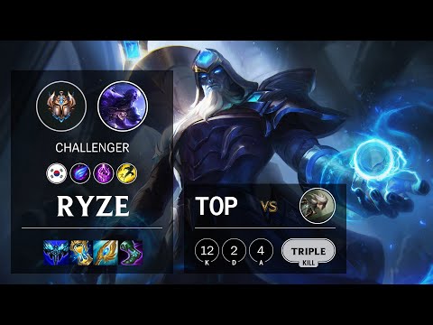 Ryze Top vs Camille - KR Challenger Patch 11.14