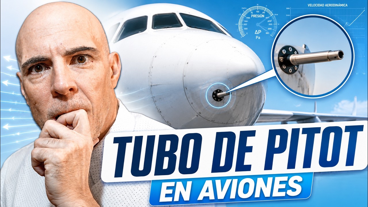 TUBO DE PITOT ✈️ Cómo mide un avión su velocidad