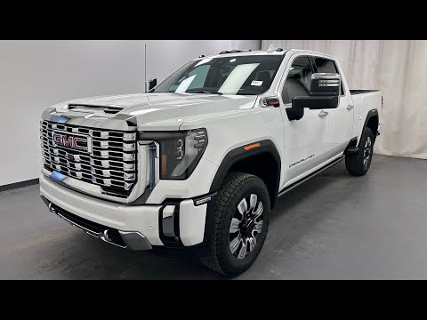 2026 GMC Sierra 3500HD 4WD Crew Cab Standard Box Denali in White for sale at Davis GMC Buick Lethbridge in Lethbridge, AB