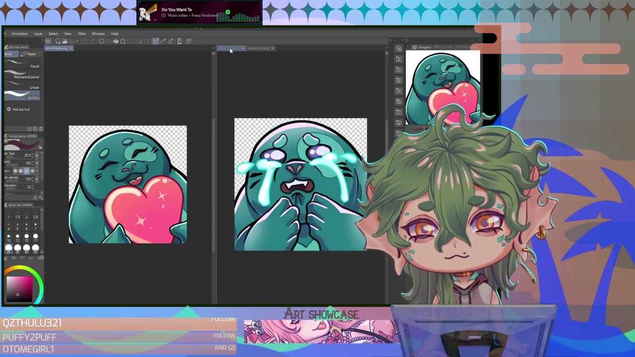 NEW Chibi Model! Animating with old deviant art bases ⟡VOD⟡