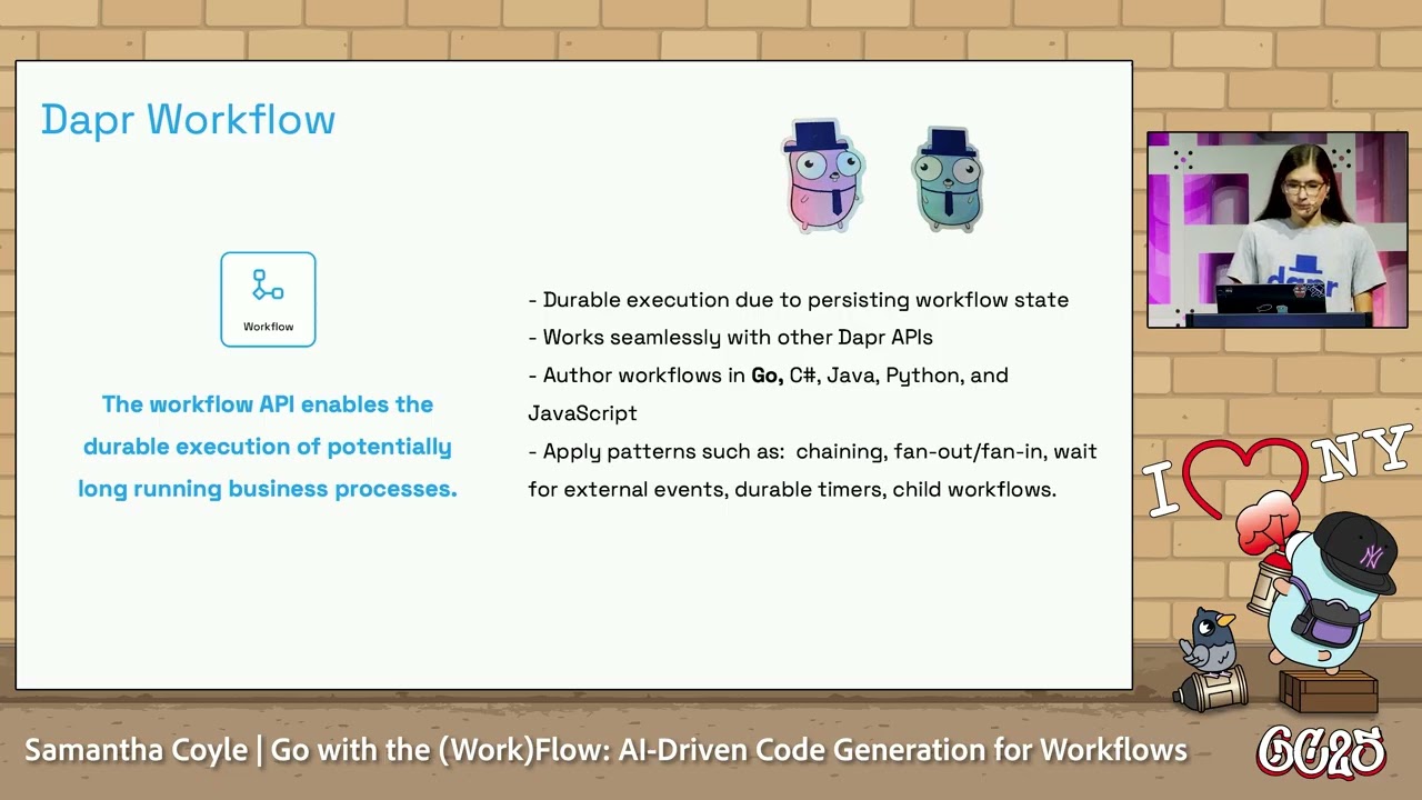 GopherCon 2025: Go with the (Work)Flow: AI-Driven Code Generation for Workflows - Samantha Coyle