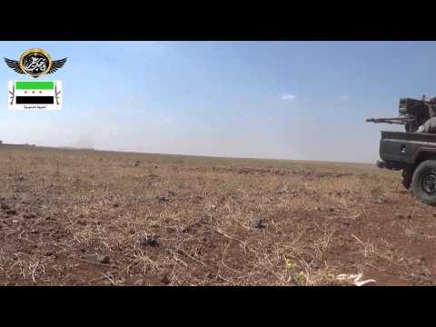 استهداف مطار الثعلة العسكري برشاش 23 من قبل لواء أحباب عمر