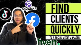How to FIND CLIENTS FAST as a social media manager/freelancer! Spilling all the tea & quick tips