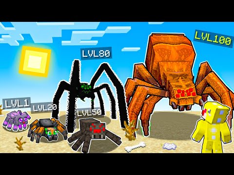 LVL 1 vs. LVL 100 MOBS TRANSFORMED to PRANK my BOYFRIEND! - Minecraft