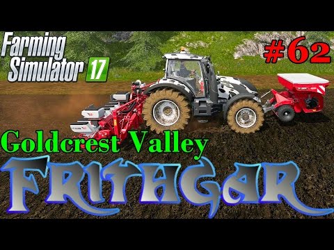 Let's Play Farming Simulator 2017, Goldcrest Valley #62: Kuhn Row Crop Planter!