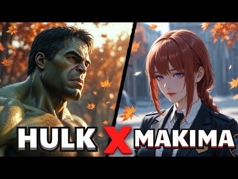 MAKIMA and the Poor HULK | A Sad Love Story 💔 | Anime Style Animation