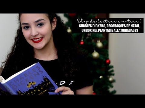 Vlog de leitura e rotina:  Um cântico de natal e outras histórias, rotina e clima de natal ?