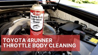 Toyota Throttle Body Cleaning, How to Clean a 4Runner Throttle Body, Air Intake