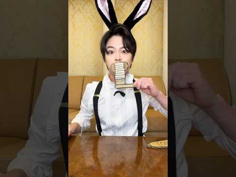 PUT CARDBOARD TOOTHPASTE ALL OVER ONE’S BODY！#asmr