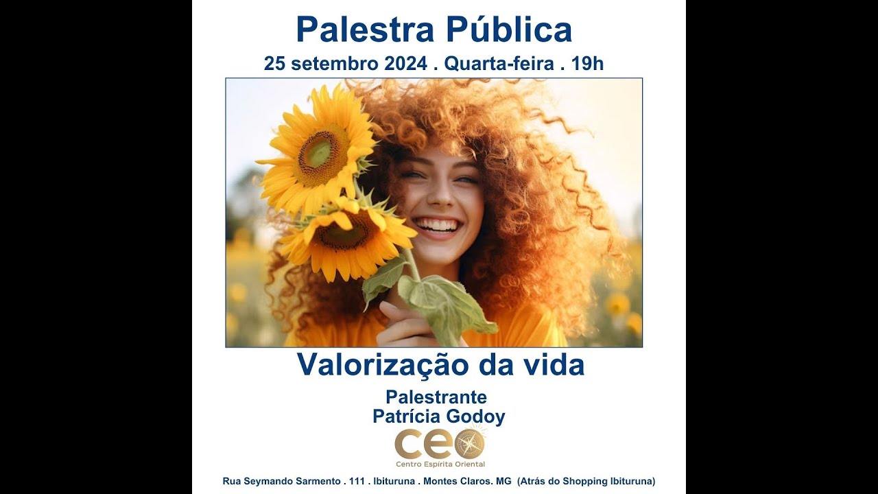 VALORIZAÇÃO DA VIDA │por Patrícia Godoy