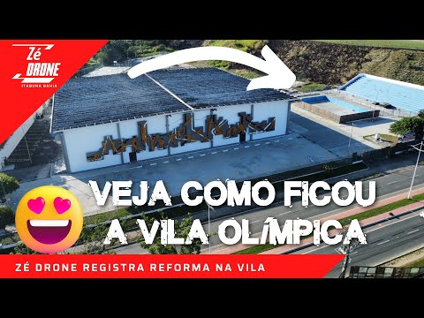 Veja como ficou a vila olímpica #itabuna após reforma #zedrone