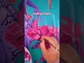 PAINTING A PINK TURTLE #shorts