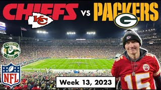 Chiefs vs Packers // LAMBEAU FIELD in GREEN BAY // NFL Week 13, 2023 // Vlog #115